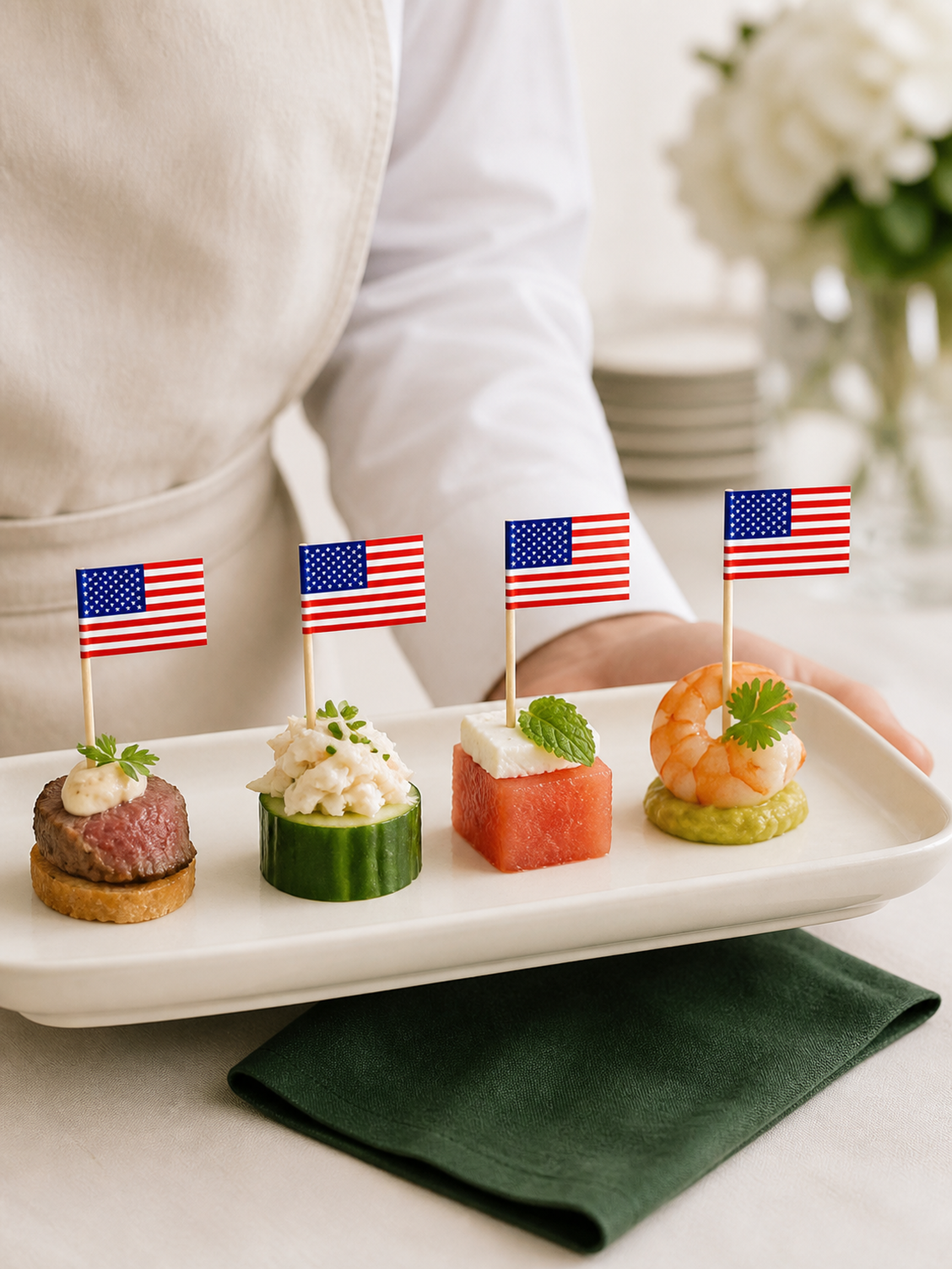 American Flag Picks, 100 Count — B2B service scene (7 of 8)