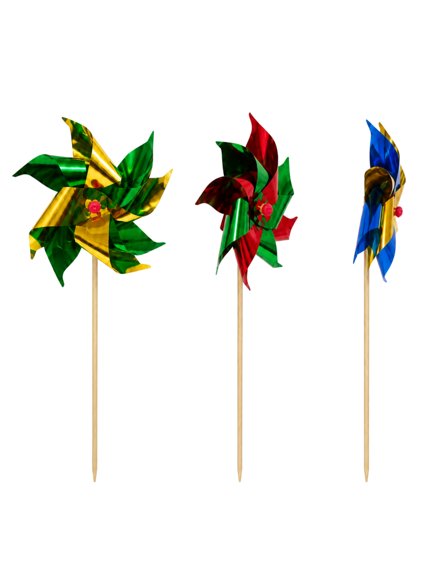 4-Inch Double-Layer Metallic Pinwheel Picks, 100 Count — Multiple views (5 of 8)