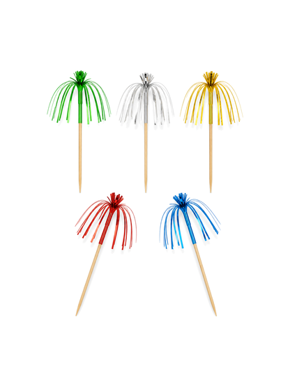 4-Inch Chrysanthemum Frill Picks, 100 Count — Multiple views (5 of 8)
