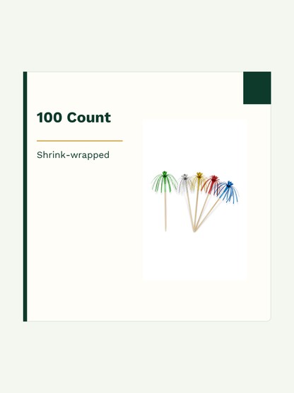 4-Inch Chrysanthemum Frill Picks, 100 Count — Pack facts (8 of 8)