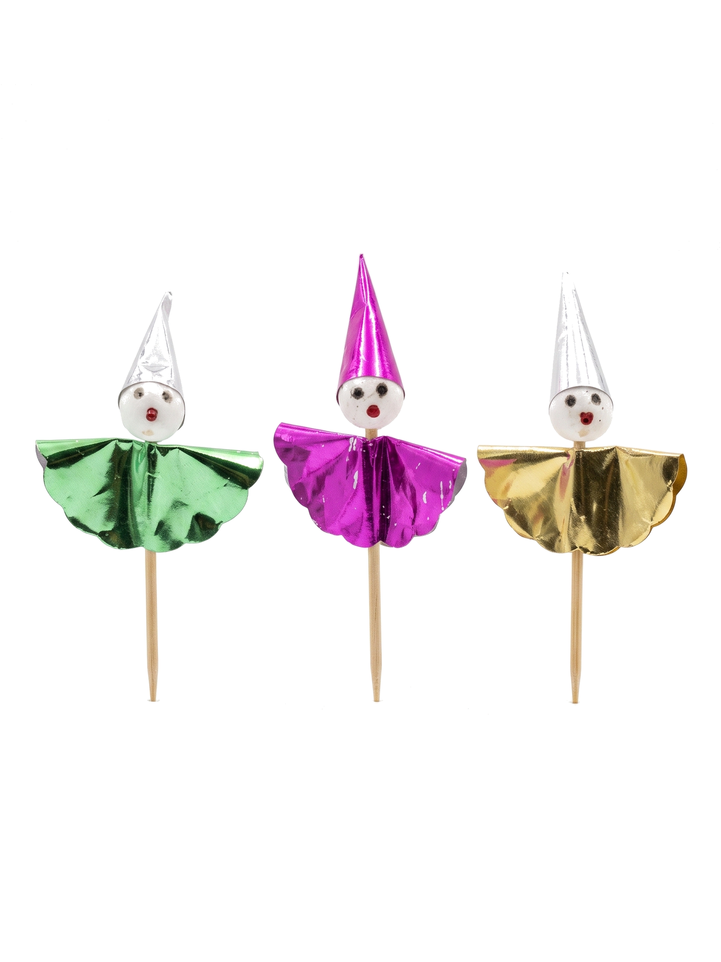 4-Inch Clown Figural Frill Picks, 100 Count — White background hero (1 of 8)