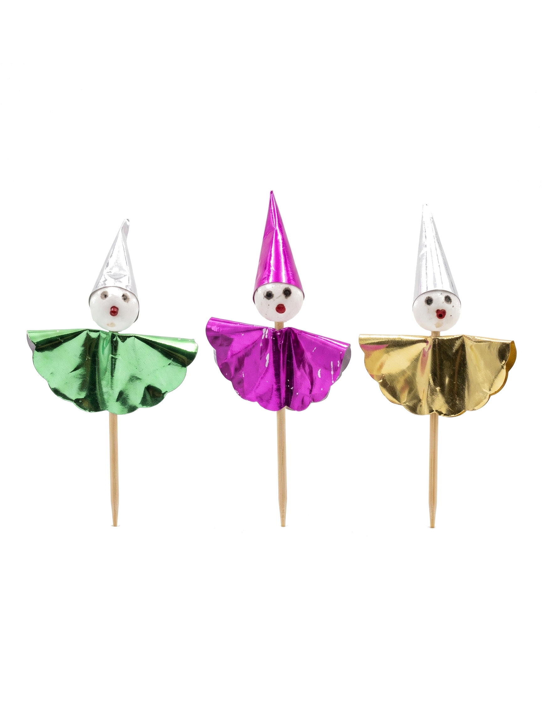 4-Inch Clown Figural Frill Picks, 100 Count — White background hero (1 of 8)