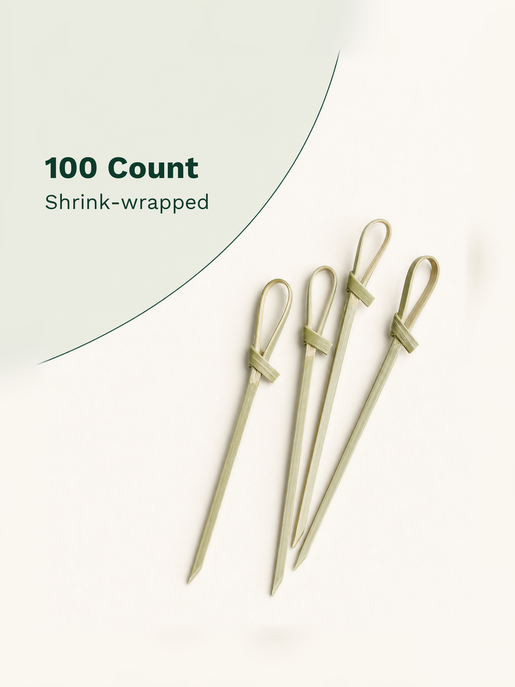 2.4-Inch Knotted Bamboo Picks, 100 Count — Pack facts (8 of 8)
