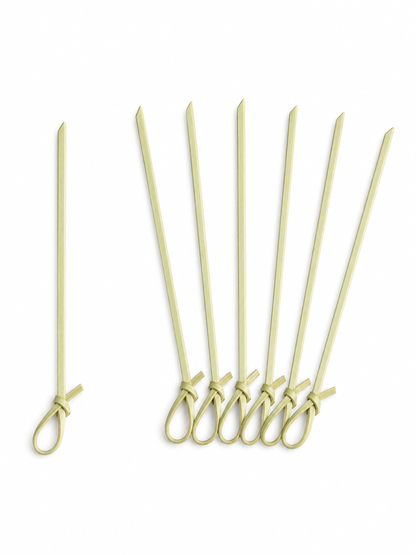 3.5-Inch Knotted Bamboo Picks, 100 Count — White background hero (1 of 8)
