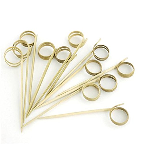Ring-Loop Bamboo Picks, 100 Count