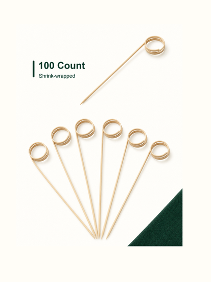 Ring-Loop Bamboo Picks, 100 Count — Pack facts (8 of 8)