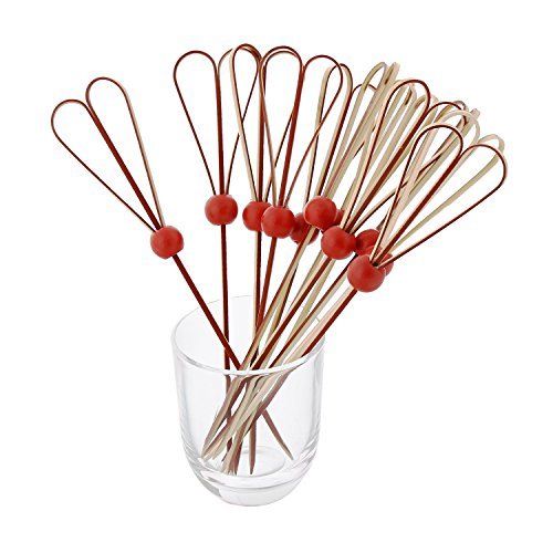 Red Heart-Loop Bamboo Picks, 100 Count