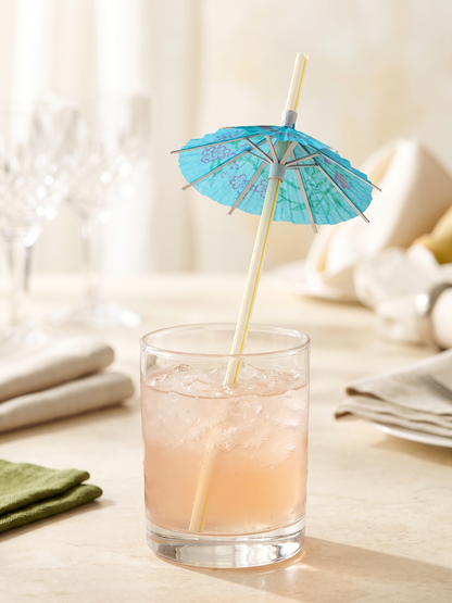 Cocktail Umbrella Drinking Straws, 100 Count — Primary cocktail use scene (2 of 8)