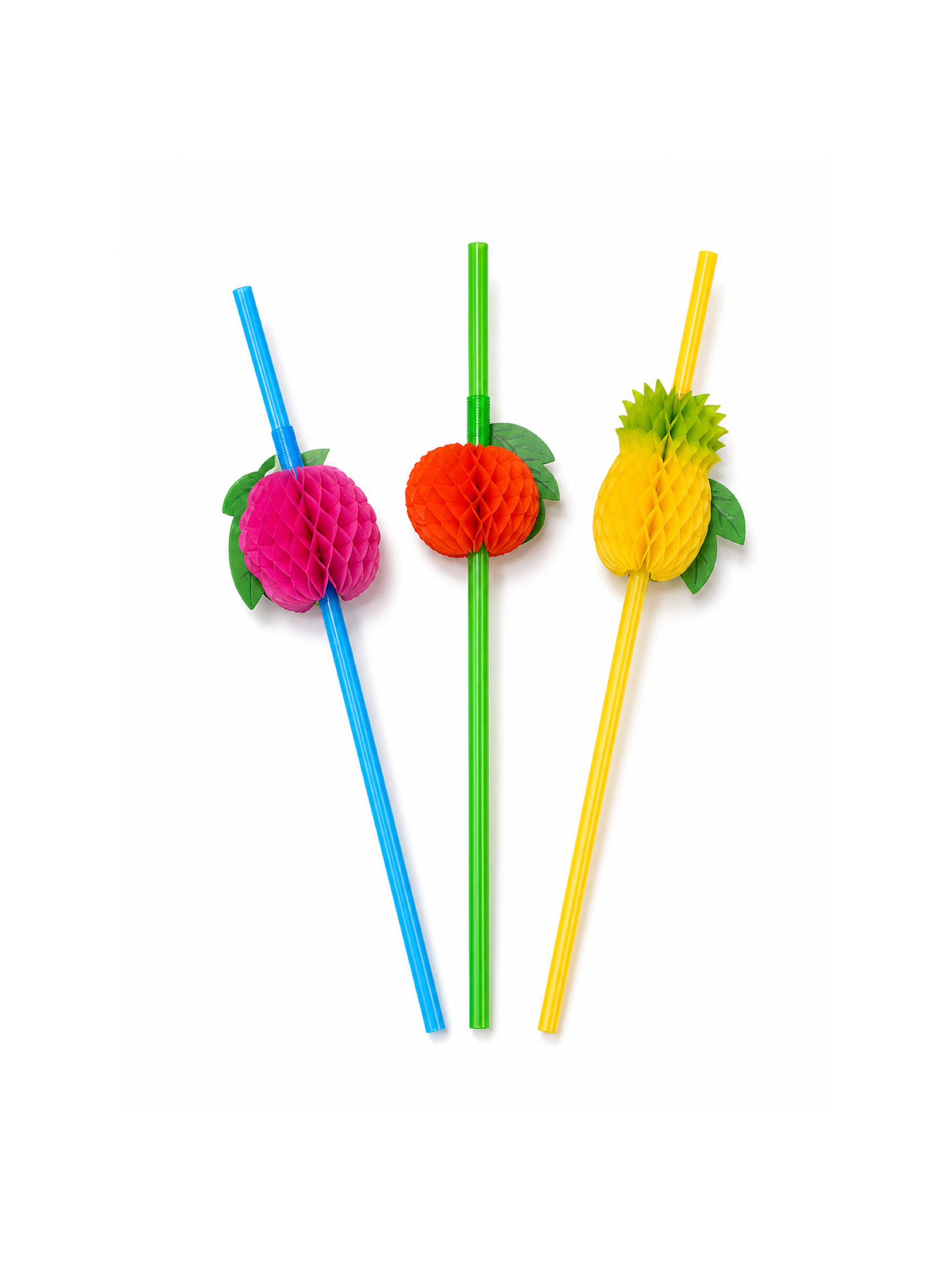 Assorted Fruit Decorative Drinking Straws, 100 Count — Product detail (3 of 8)