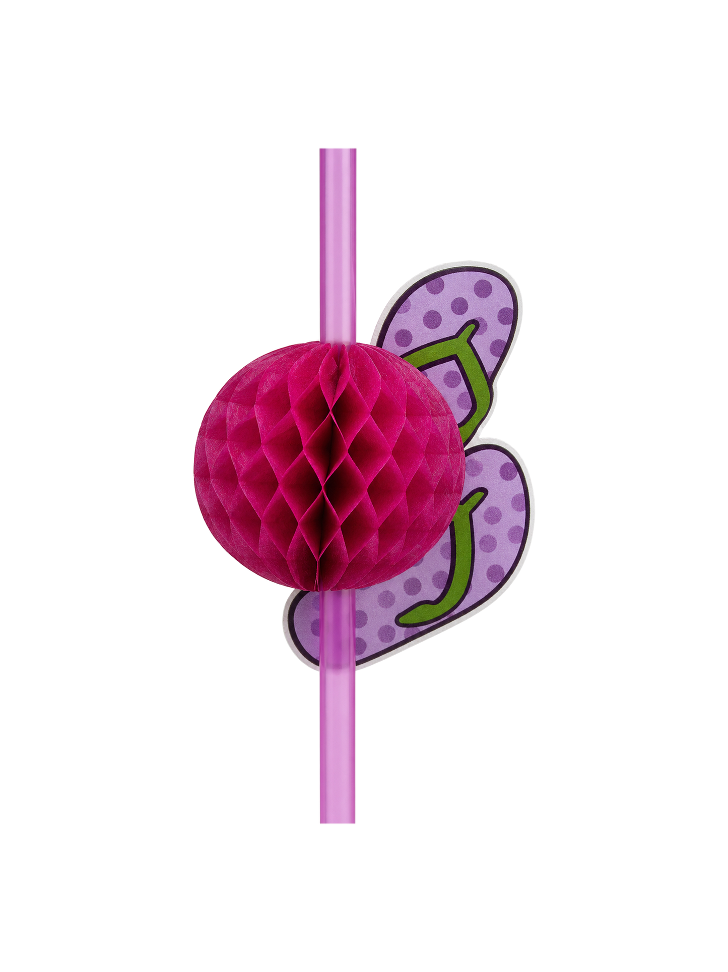 Flip-Flops Decorative Drinking Straws, 100 Count — Product detail (3 of 8)