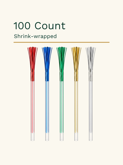 Short Frill Drinking Straws, 100 Count — Pack facts (8 of 8)