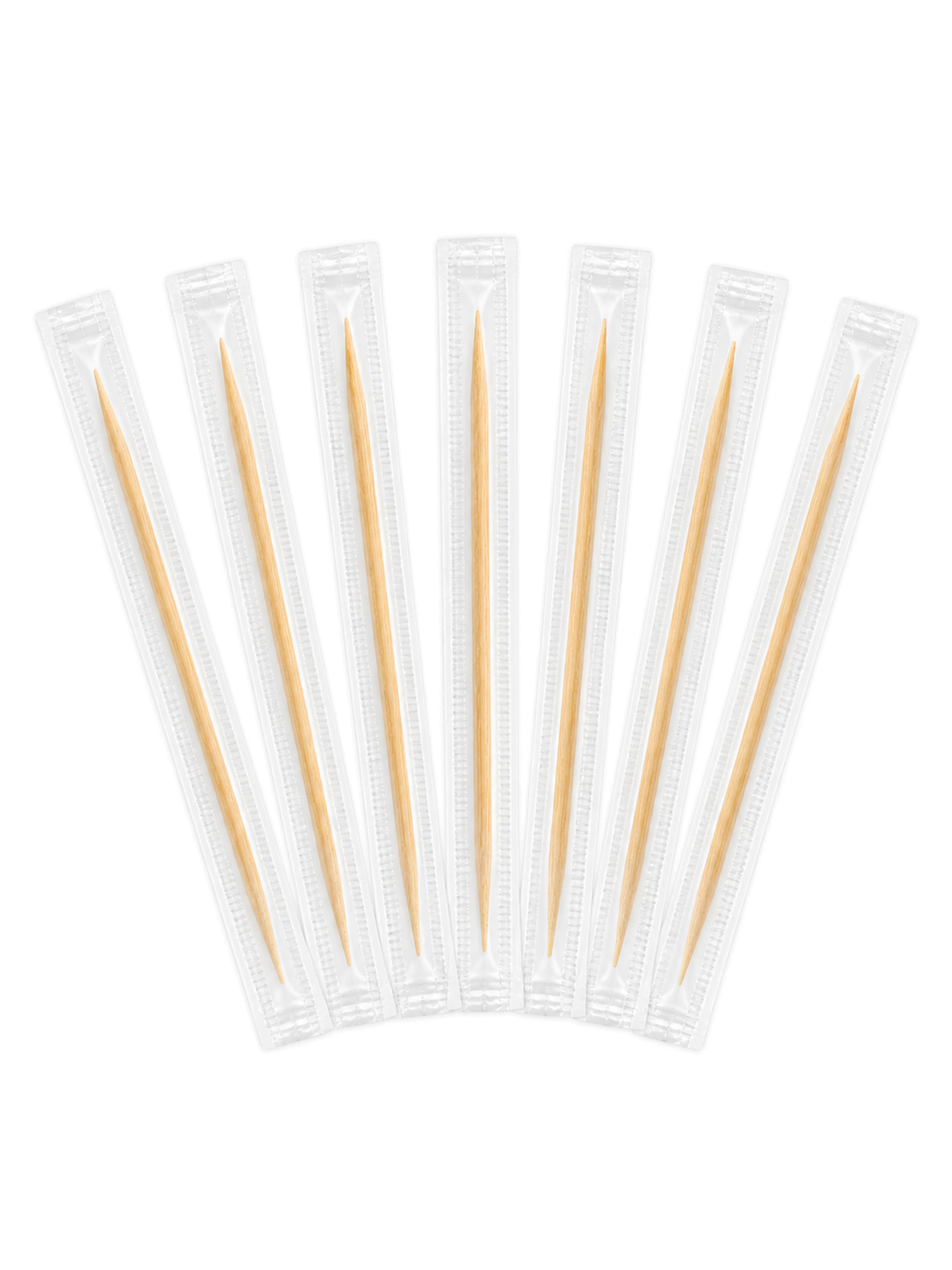 Clear-Wrapped Toothpicks, 100 Count — White background hero (1 of 8)