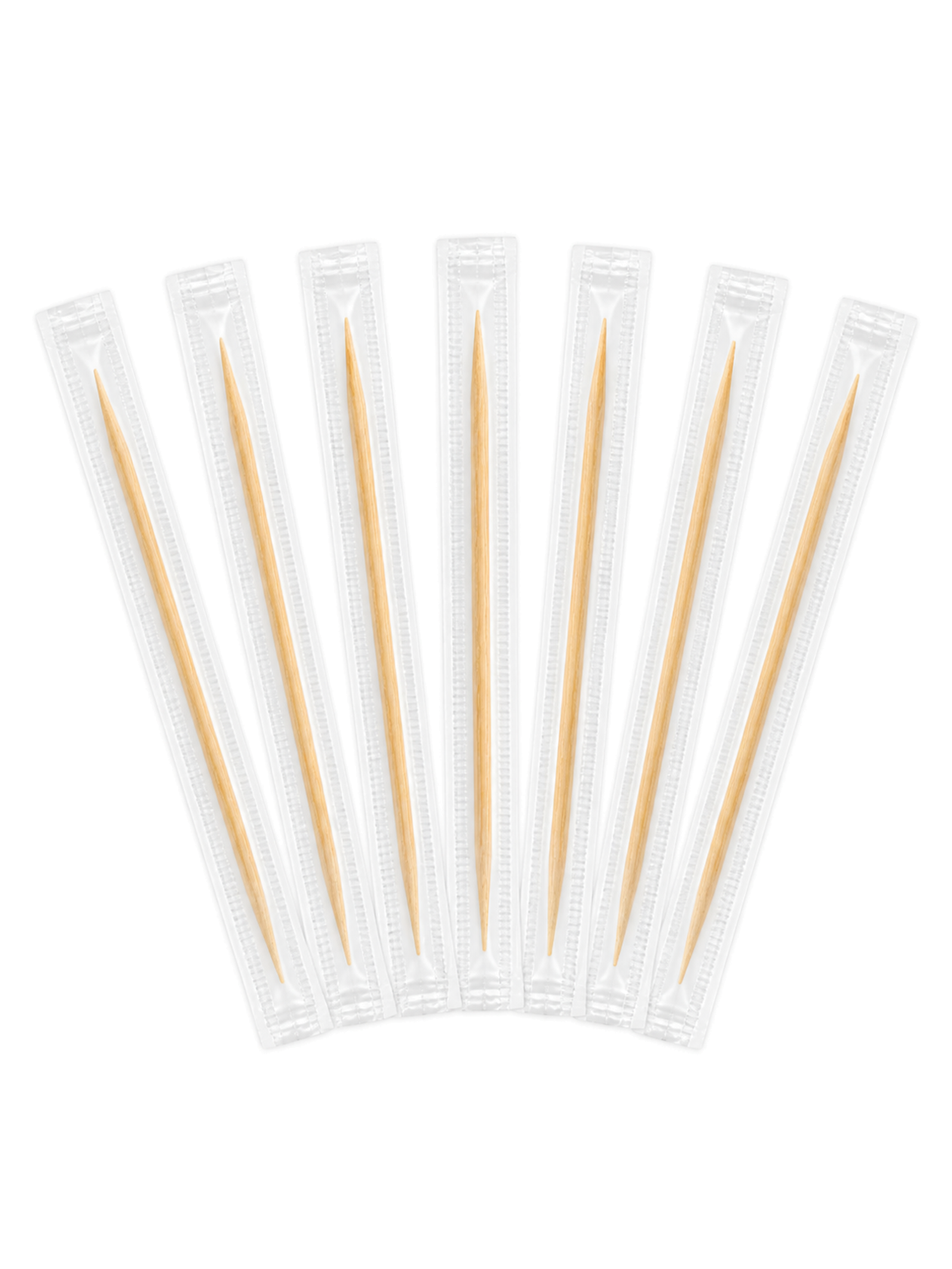 Clear-Wrapped Toothpicks, 100 Count — White background hero (1 of 8)