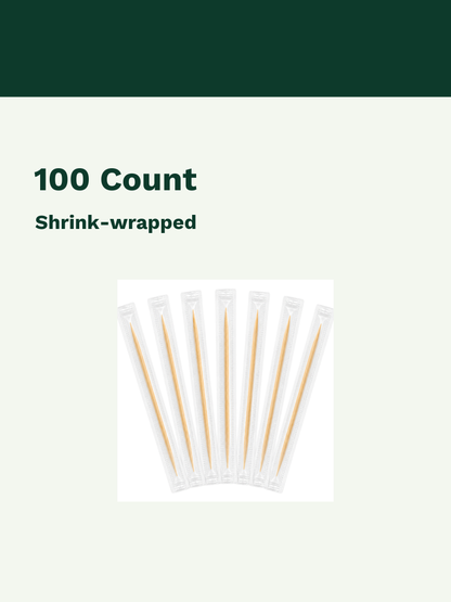 Clear-Wrapped Toothpicks, 100 Count — Pack facts (8 of 8)