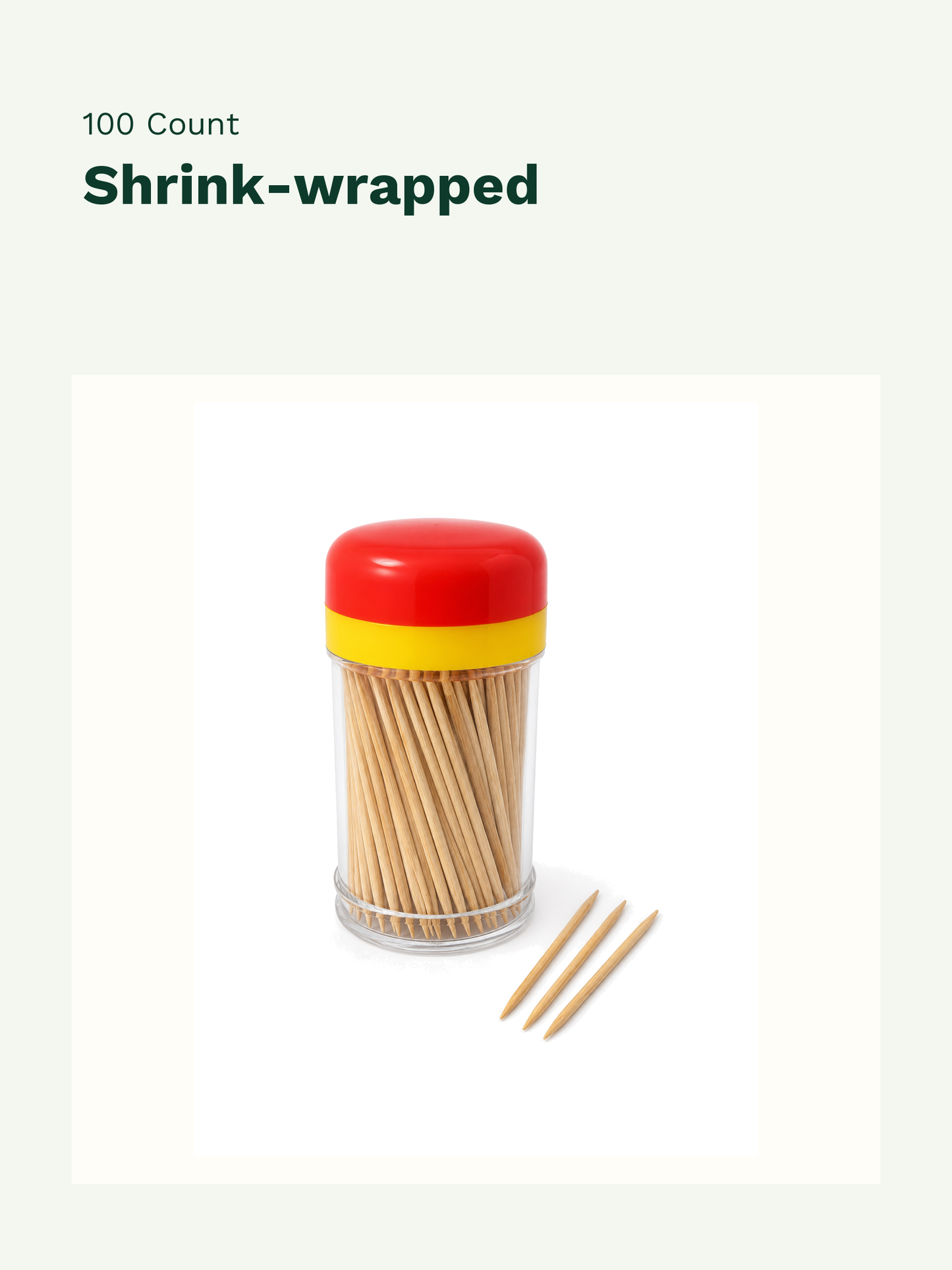 Toothpick Dispenser, 100 Count — Pack facts (8 of 8)