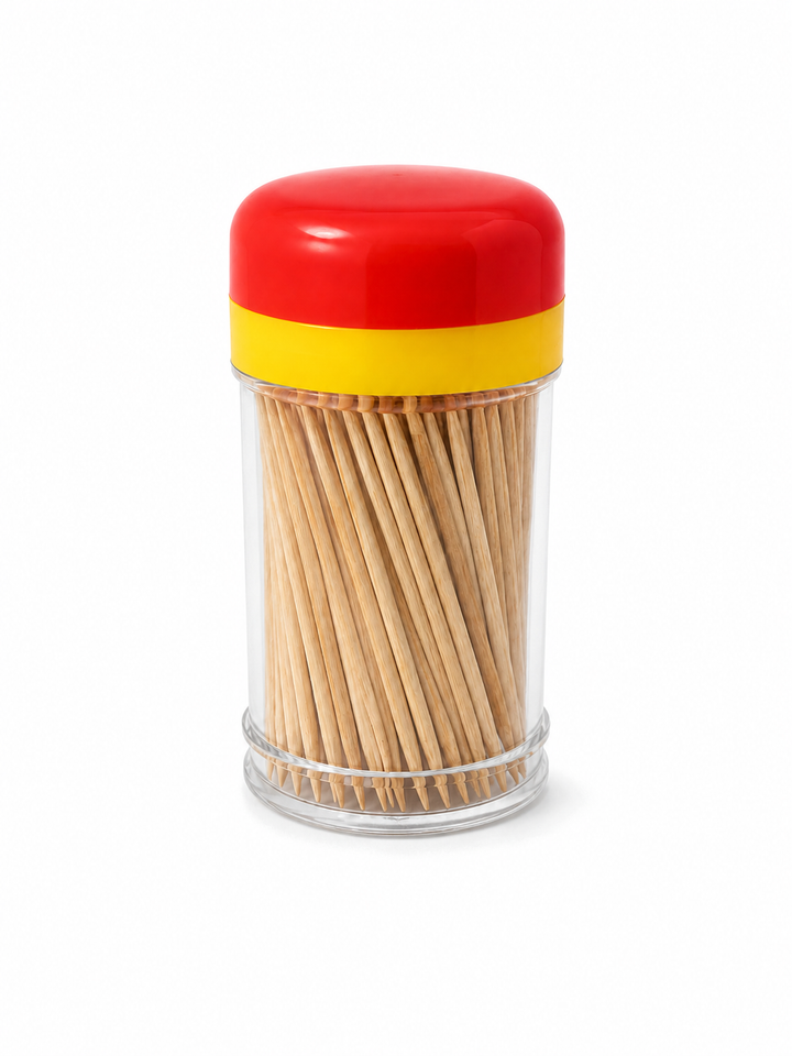 Toothpick Dispenser, 100 Count — White background hero