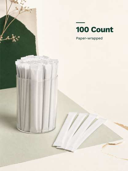 Plain Paper-Wrapped Bamboo Picks, 100 Count — Pack facts (8 of 8)