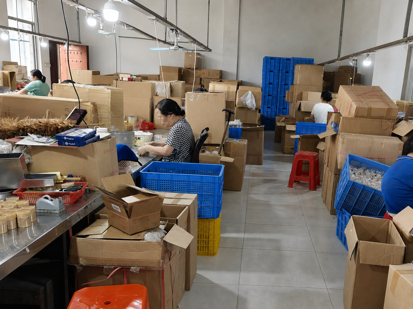 Assembly and packing work at the Uncommon factory