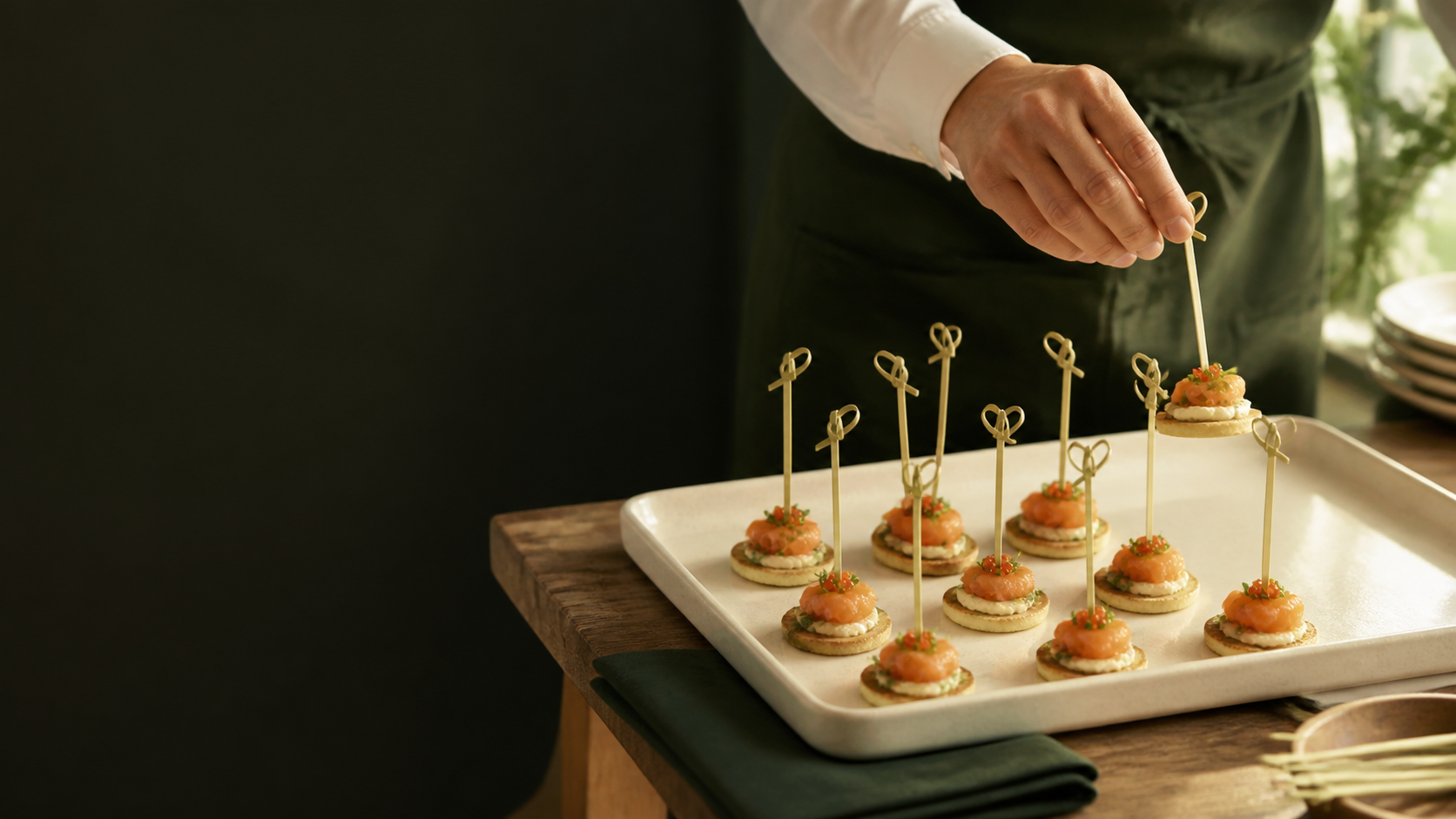 Sample fictional customer story: catering service